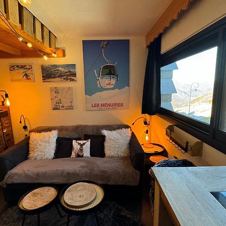Les Menuires Centre! Chaleureux Studio Sur Les Pistes! Saint-Martin-de-Belleville Dış mekan fotoğraf